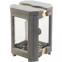 Grableuchte, Bronze, Aschegrau mit Gold