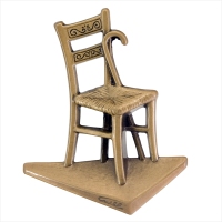 Ornament Stuhl mit Stock