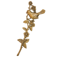 Ornament Zweig mit Vogel