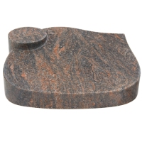 Geschwungener Pultstein mit Sockel