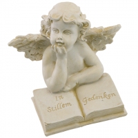 Trauerengelchen mit Buch