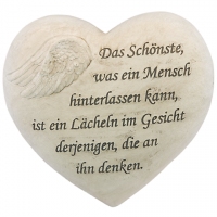 Trauerherz mit Engelsflügeln