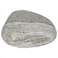 Mittelgroßer Findling, Island-silber