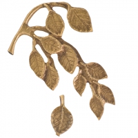 Zweig mit Blatt
