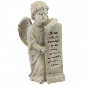 Engelchen mit Gedenktafel